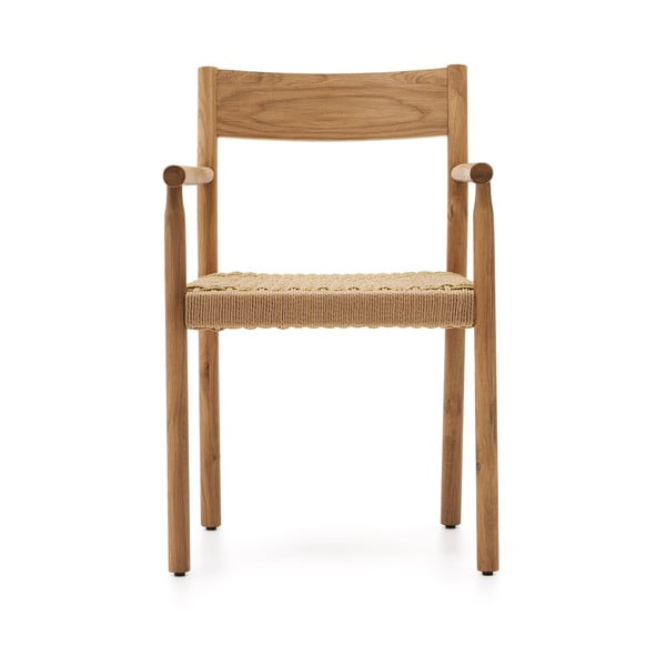 Jedálenská stolička z dubového dreva v prírodnej farbe Yalia – Kave Home-image-4