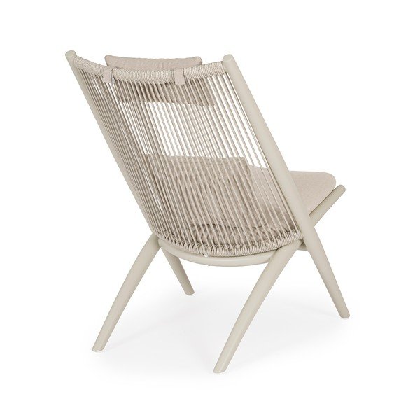 Béžové kovové záhradné kreslo Aloha – Bizzotto-image-4