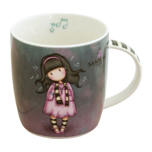 Hrnček z kostného porcelánu Santoro London Gorjuss Little Song, 330 ml-image-2