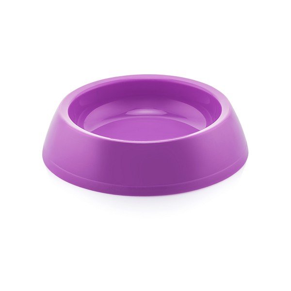 Fialová miska pre psa Petpetite, ø 14 cm
