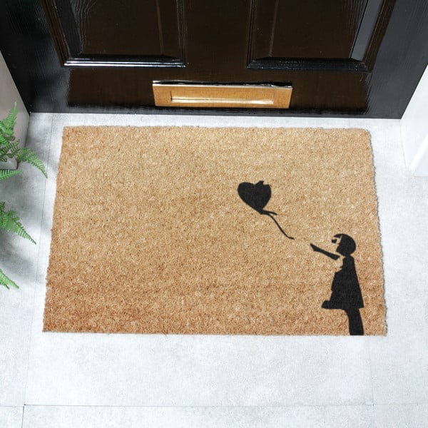 Rohožka z kokosového vlákna 40x60 cm Girl With a Ballon – Artsy Doormats-image-2
