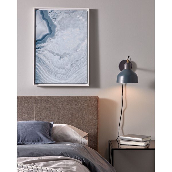 Nástenné svietidlo v petrolejovej farbe Olimpia – Kave Home-image-1