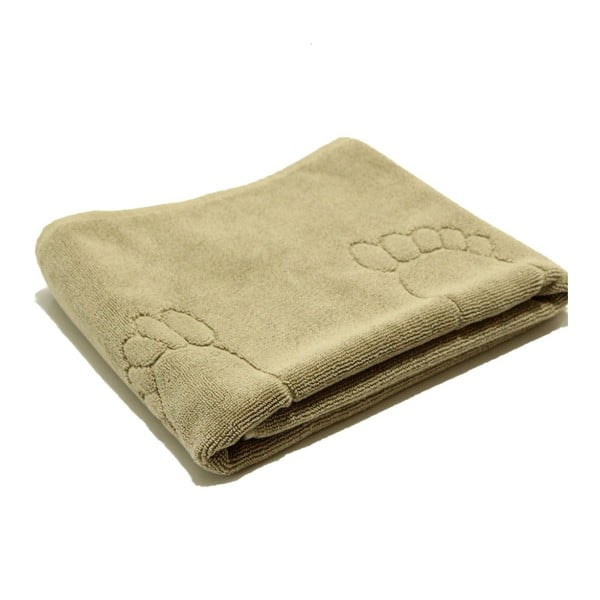 Béžový bavlnený uterák My Home Plus Relax, 55 × 95 cm