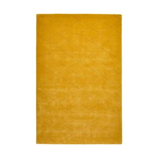 Horčicovožltý vlnený koberec Think Rugs Kasbah, 150 x 230 cm