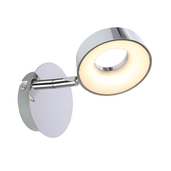 LED nástenné svietidlo v lesklej striebornej farbe Isla – Candellux Lighting