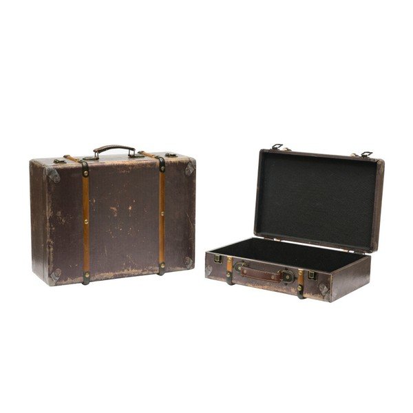 Sada 2 úložných boxov Novita Vintage-image-1