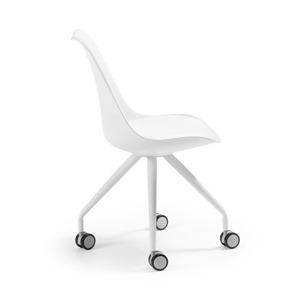 Biela kancelárska stolička Kave Home Lars-image-2