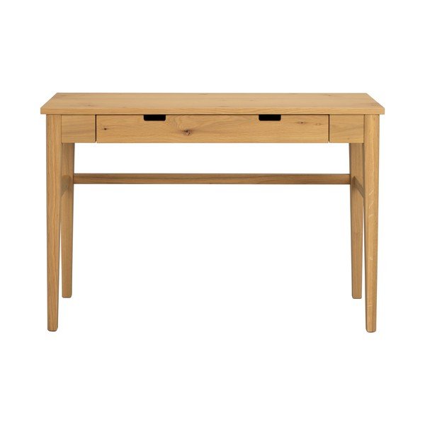 Konzolový stolík s doskou v dubovom dekore v prírodnej farbe 40x110 cm Garrison – Rowico-image-4