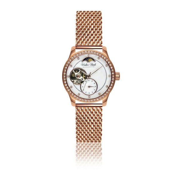 Dámske hodinky s antikoro remienkom v ružovozlatej farbe Walter Bach Malso