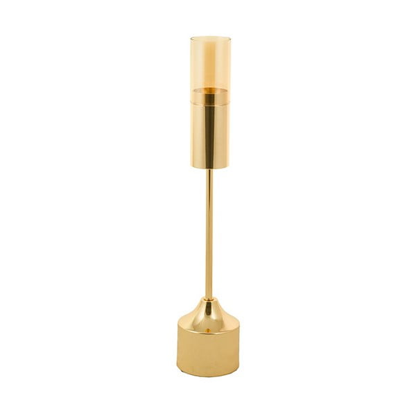 Svietnik zlatej farby Santiago Pons Luxy, výška 44 cm