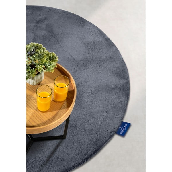 Antracitový okrúhly koberec ø 200 cm Leon – Villeroy&Boch-image-2