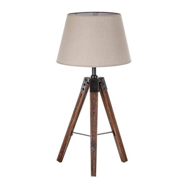 Lampa s drevenými nohami Vical Home Herlina