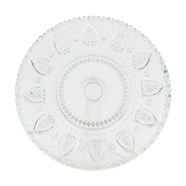 Sklenený tanier Clayre Decor, 30 cm