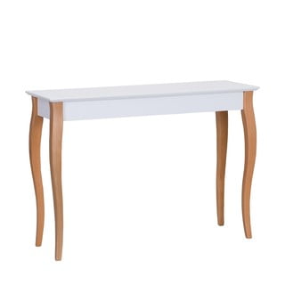 Biely odkladací stolík Ragaba Console, dĺžka 105 cm