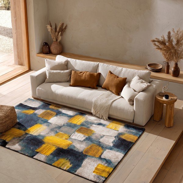 Modro-žltý koberec Universal Lienzo, 160 x 230 cm-image-1