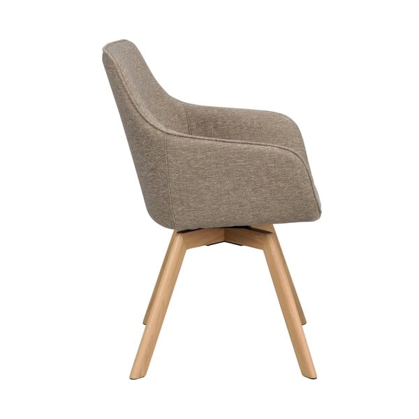 Béžové čalúnené jedálenské kreslá v súprave 2 ks Alison – Rowico-image-4