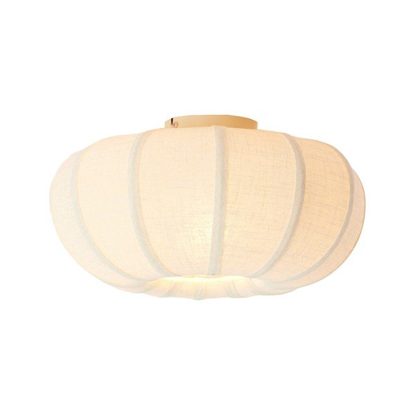 Krémovobiele stropné svietidlo s textilným tienidlom ø 40 cm Zosia – Light & Living-image-2
