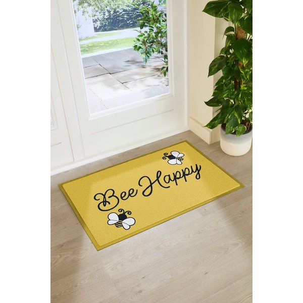 Rohožka z PVC 60x90 cm Bee Happy – Artsy Doormats-image-2