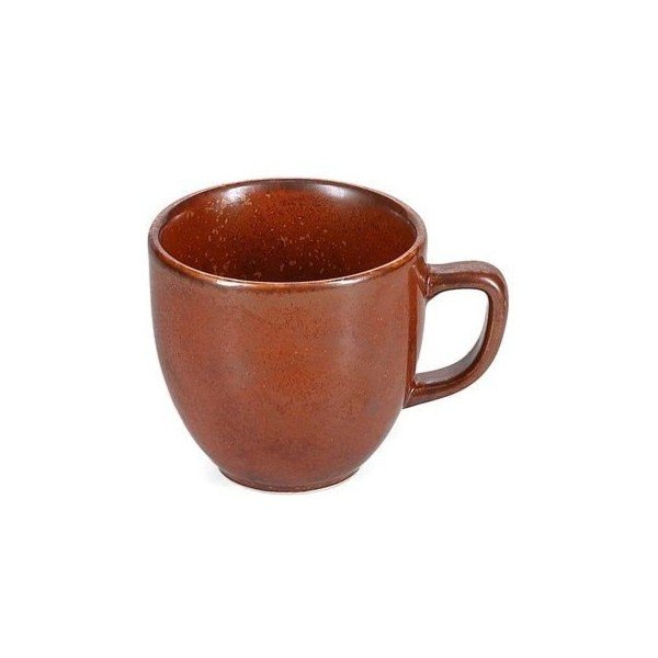 Hnedá porcelánová šálka na cappuccino 200 ml Ovio – BonBistro-image-2