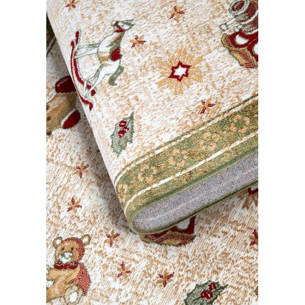 Zelený behúň s vianočným motívom s prímesou bavlny 80x200 cm Toy's Delight Green Christmas – Villeroy&Boch-image-4