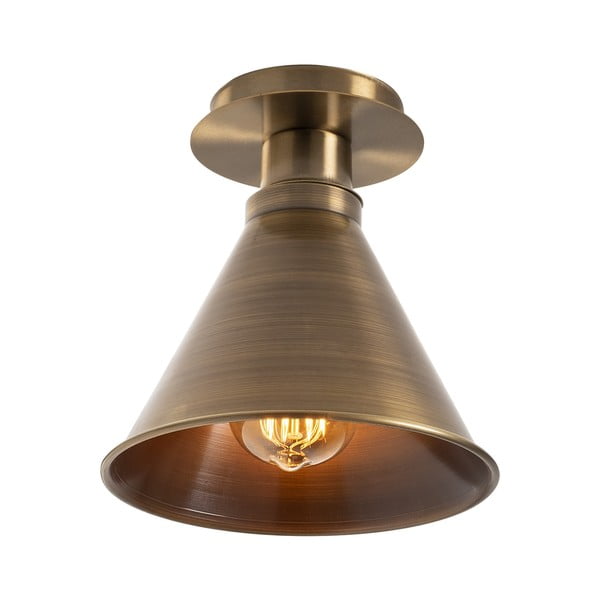 Stropné svietidlo v bronzovej farbe s kovovým tienidlom ø 20 cm Berceste – Opviq lights