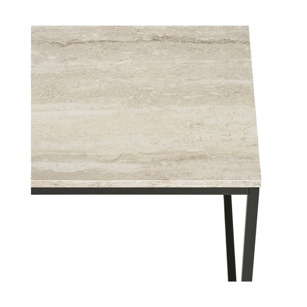 Odkladací stolík v dekore kameňa 45x45 cm Vita – House Nordic-image-3