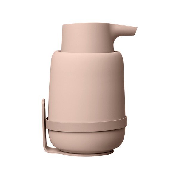 Ružový nástenný držiak na dávkovač mydla Sono - Blomus-image-1