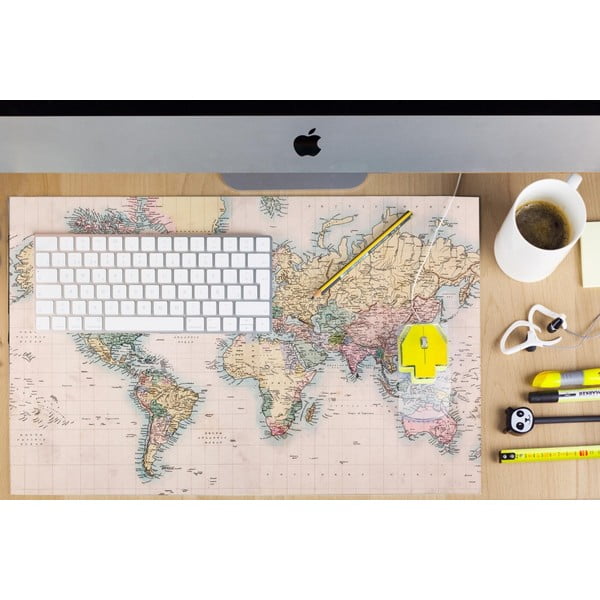 Podložka na pracovný stôl Really Nice Things Map-image-1