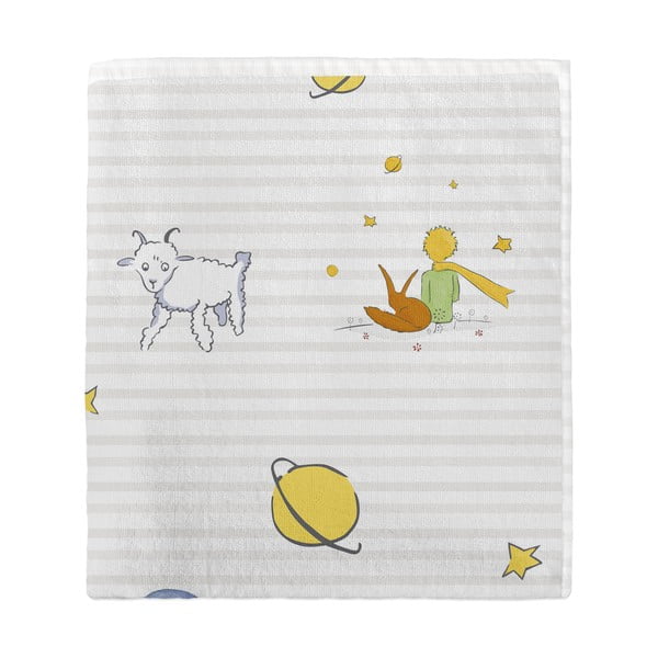 Biela detská osuška 70x150 cm Son monde – Mr. Fox-image-3