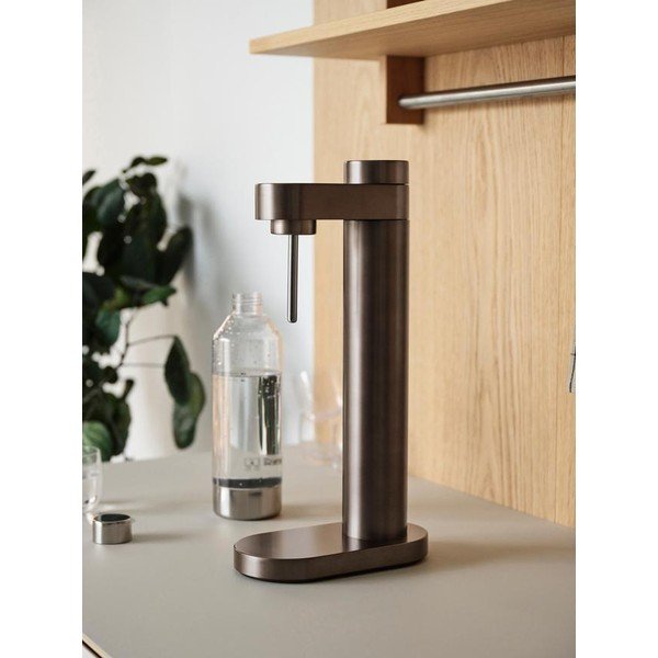 Hnedý výrobník sódy z nehrdzavejúcej ocele Brus – Stelton-image-4