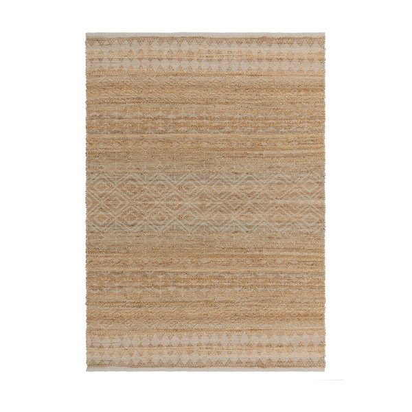 Ručne tkaný koberec s prímesou juty v prírodnej farbe 160x230 cm Asher Natural – Asiatic Carpets
