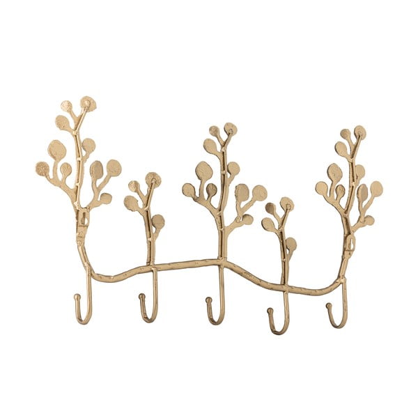 Kovový nástenný vešiak v zlatej farbe 57 cm Padova – Bloomingville-image-3
