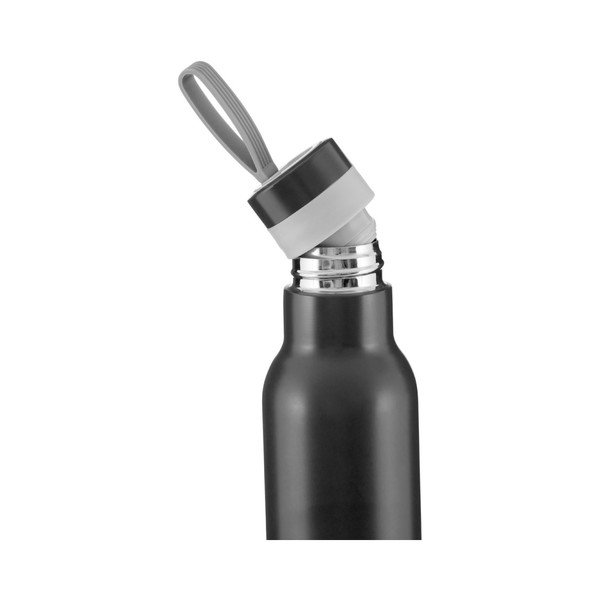 Matná čierna športová fľaša Premier Housowares Mimo, 500 ml-image-1