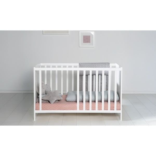 Biela prístavná postieľka 60x120 cm Hamburg – Roba-image-1