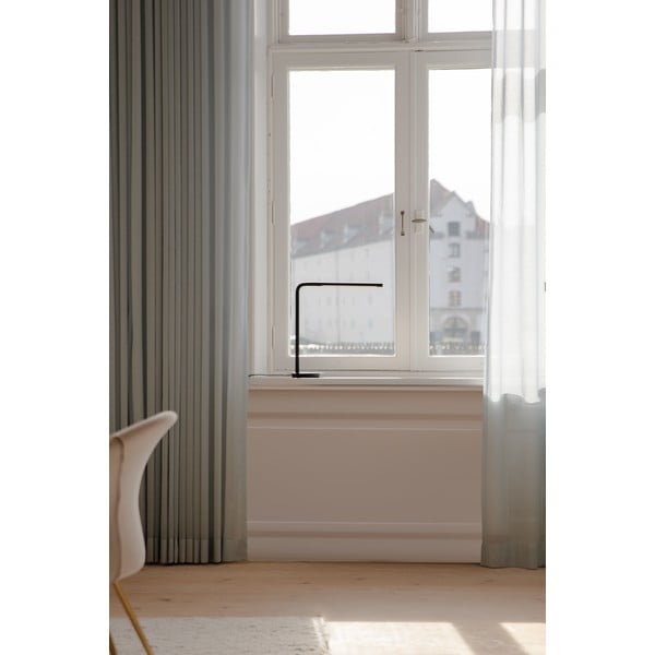 Čierna kovová LED stmievateľná stolová lampa (výška 46 cm) Omni Table – UMAGE-image-3