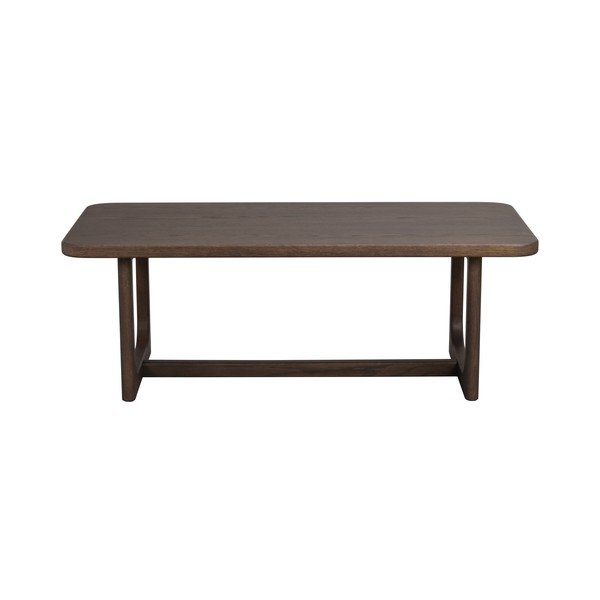 Konferenčný stolík s doskou v dubovom dekore v tmavo prírodnej farbe 50x103 cm Driscoll – Rowico-image-4