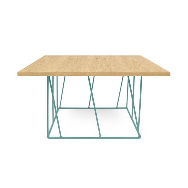 Konferenčný stolík so zelenými nohami TemaHome Helix, 75 cm