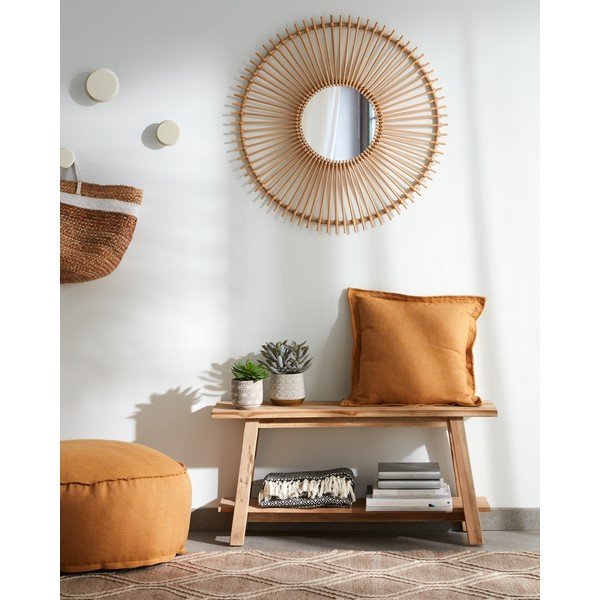 Záhradná lavica z týkového dreva Kave Home Safara-image-1