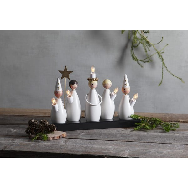 Čiern-obiela svetelná dekorácia do zásuvky Luciakör – Star Trading-image-2