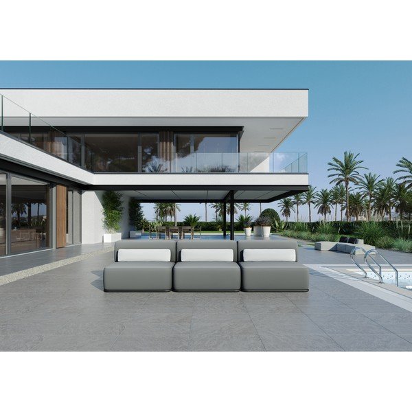 Svetlosivá záhradná modulárna pohovka 306 cm Straw – Sit Sit-image-1