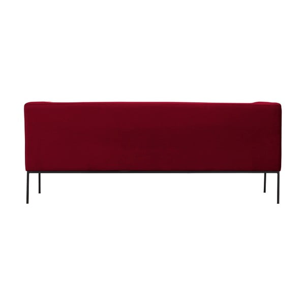 Červená zamatová dvojmiestna pohovka Windsor & Co Sofas Neptune-image-4