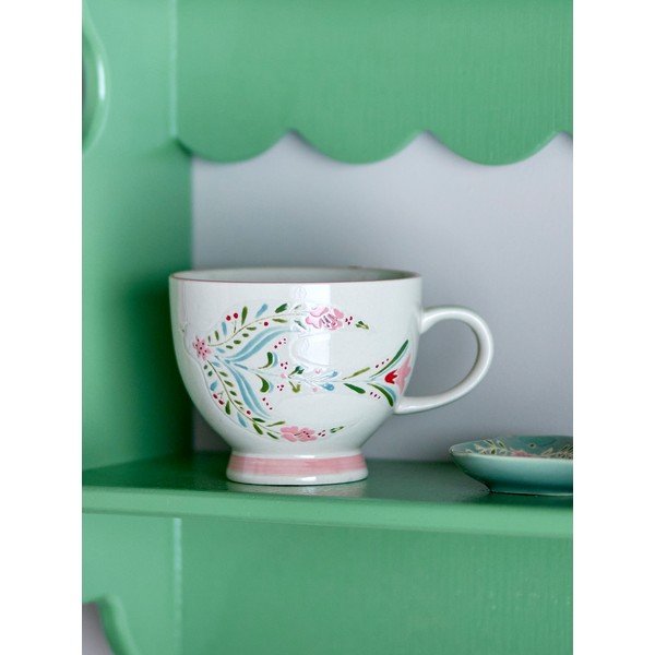 Biele keramické hrnčeky v súprave 4 ks 400 ml Rosalynde – Bloomingville-image-1