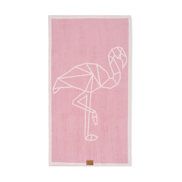 Osuška Hawke&Thorn Flamingo, 90 x 160 cm
