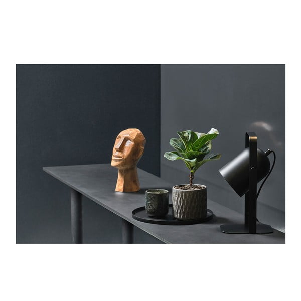 Sivý kameninový kvetináč Villa Collection, ø 10,7 cm-image-1