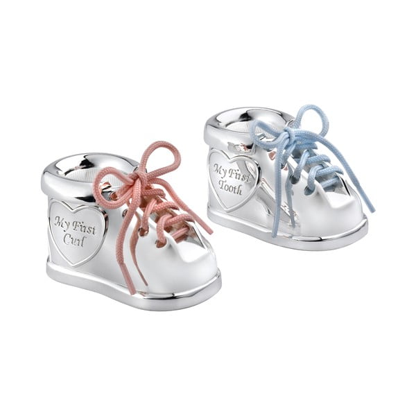 Kovová škatuľka na prvý zúbok 6x4x4 cm Shoe – Zilverstad-image-3