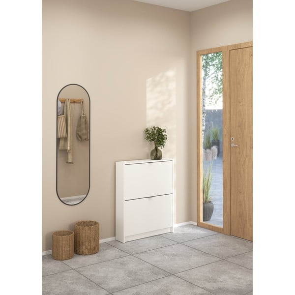 Biela výklopná skrinka na topánky Shoes – Tvilum-image-1