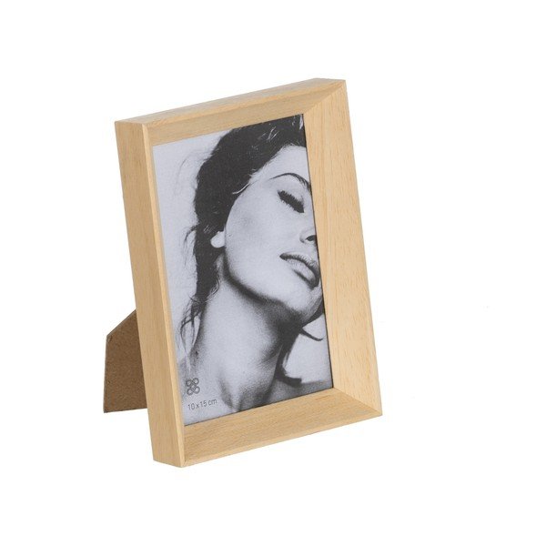 Drevený stojací rámček v prírodnej farbe 12x17 cm – Ixia