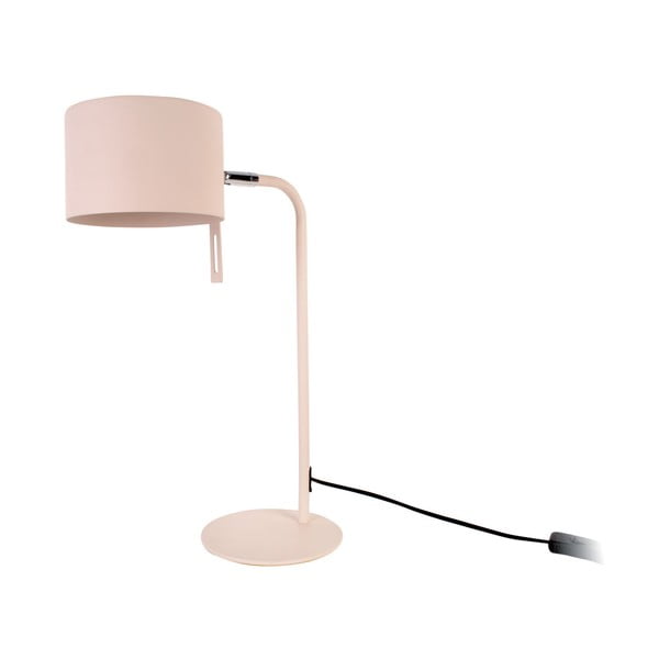 Ružová stolová lampa Leitmotiv Shell, výška 45 cm