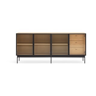 Komoda v dubovom dekore Teulat Blur, šírka 180 cm