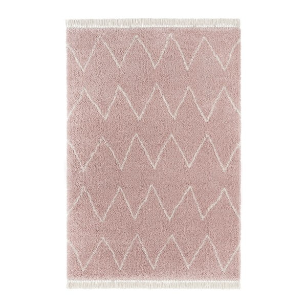 Ružový koberec Mint Rugs Rotonno, 200 x 290 cm
